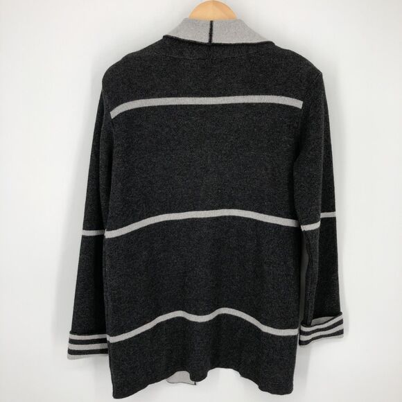 Benedetta B‎ Sweater Womens Medium Open Cardigan Merino Wool Cashmere Italy - Picture 6 of 13